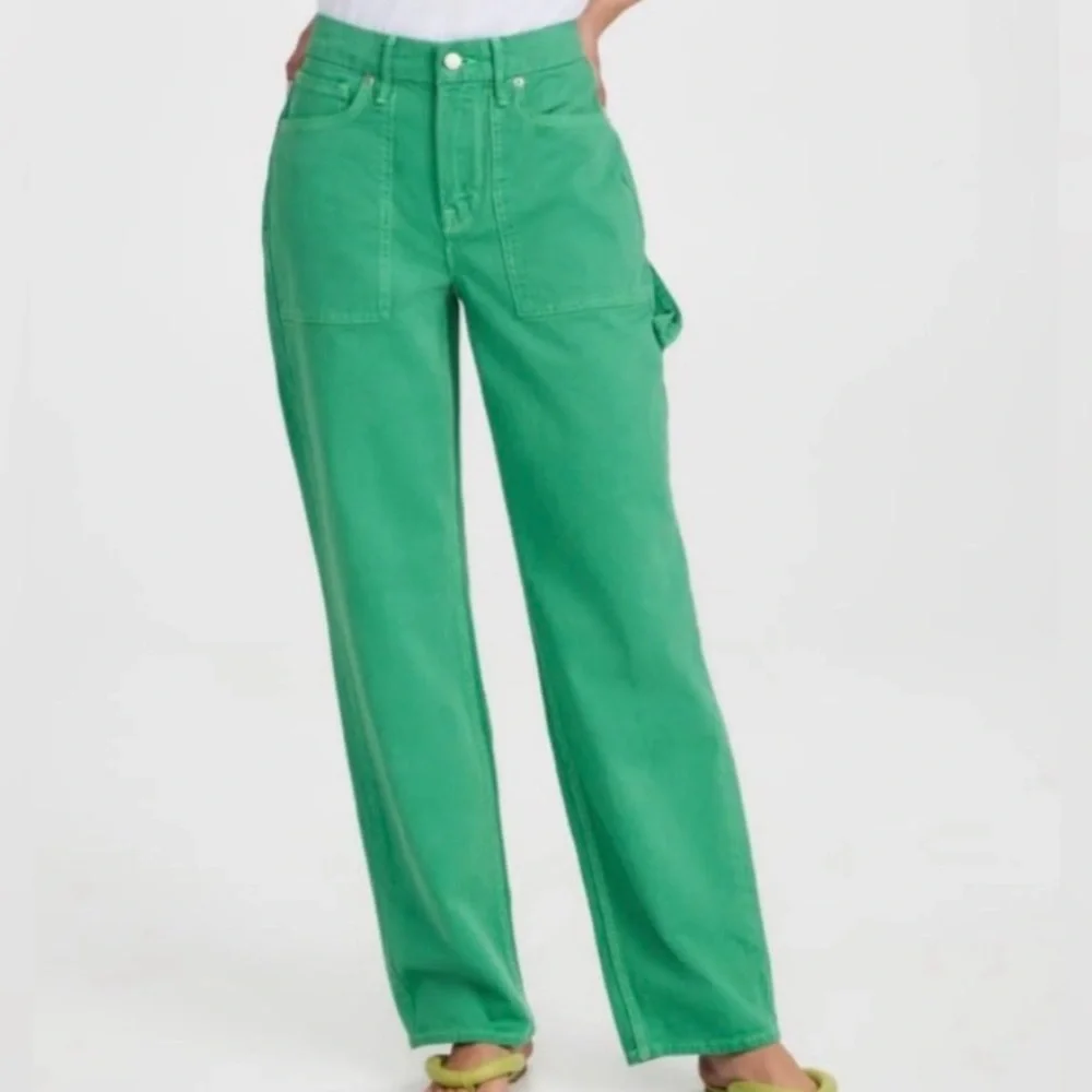 Good American Good Legs Jeans - Carpenter - Green - Picture 2 of 7